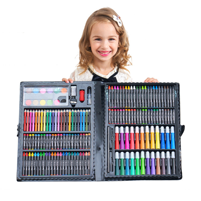 Hộp bút chì màu 168 món cho bé