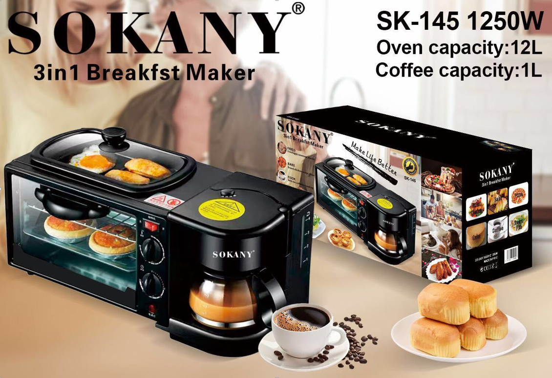 Máy làm đồ ăn sáng Sokany SK-145