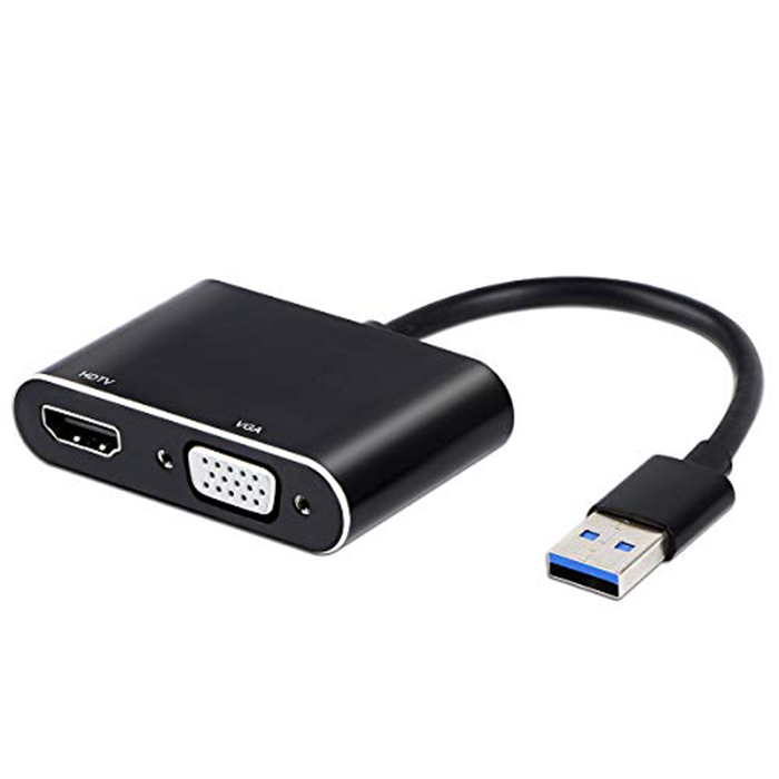 Cáp chuyển USB 3.0 ra HDMI và VGA cùng lúc- UTHV673 cho máy tính window  7/8/10 | Tiki