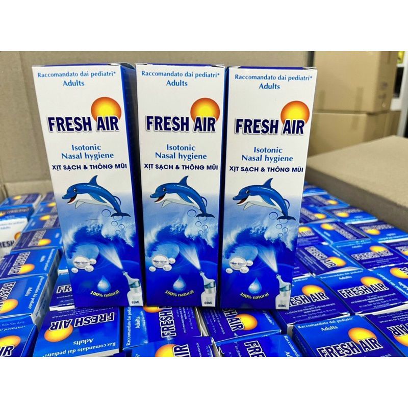 Xịt mũi Fresh Air xịt sạch, thông mũi ( chai 69ml) | Shopee Việt Nam