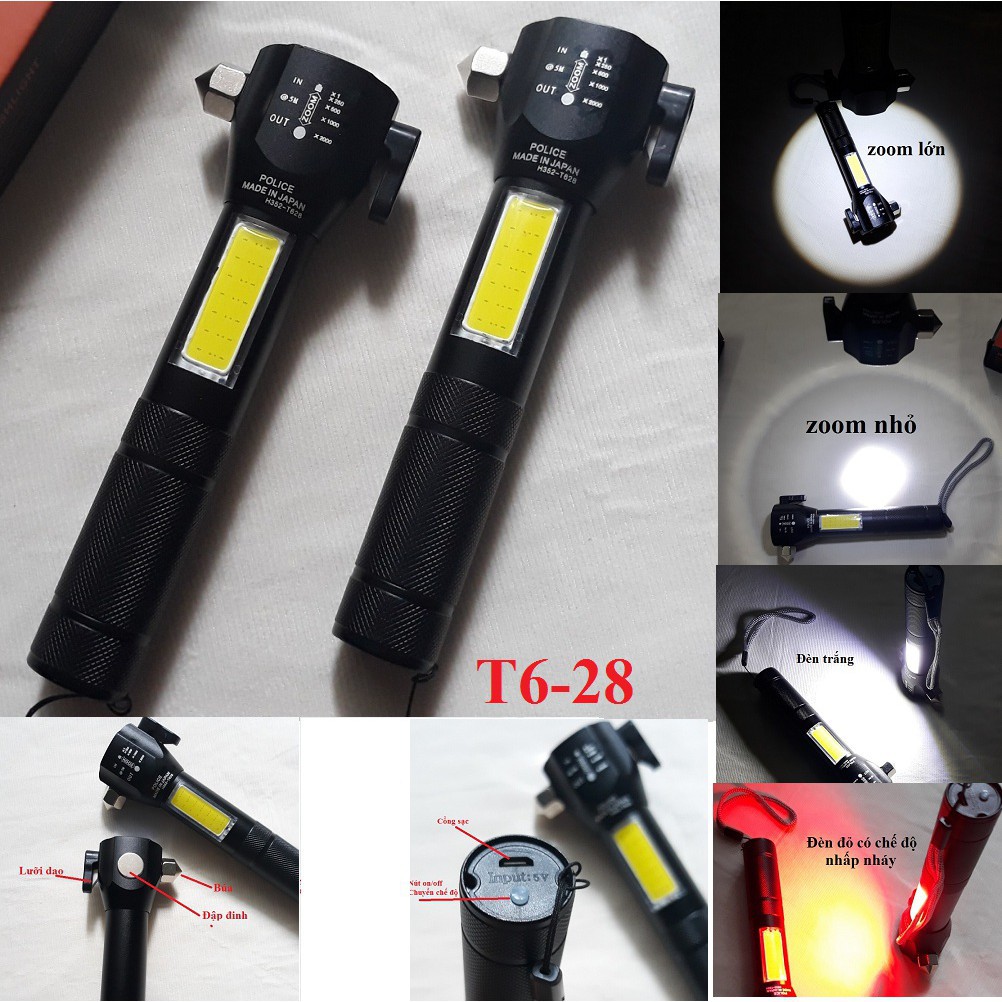 Đèn pin siêu sáng T6-28 (11 chức năng) | Shopee Việt Nam
