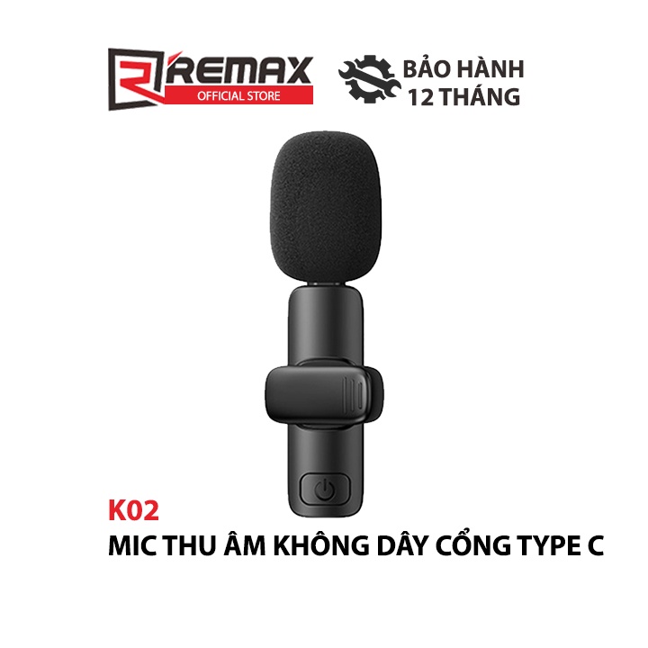Micro không dây hỗ trợ Livestream cho thiết bị cổng USB Type C Remax K02 |  Shopee Việt Nam