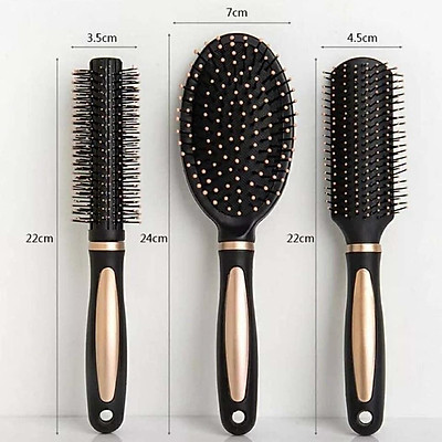 Set 3 lược chải tóc gỡ tóc chống rối tóc chải khô nhanh bảo vệ tóc cao cấp
