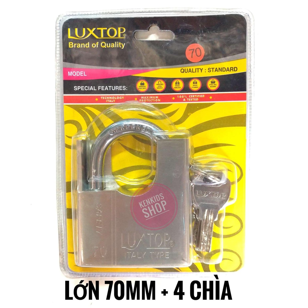 Ổ khóa chống cắt Đại 70mm Luxtop | Shopee Việt Nam