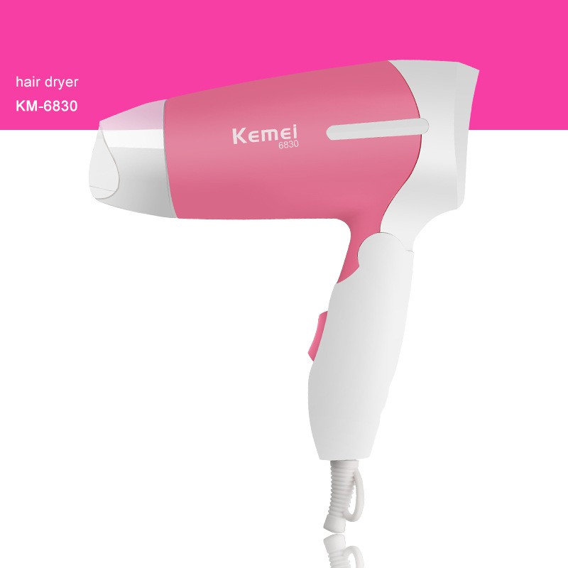 Máy Sấy Tóc Mini Du Lịch 1200W Kemei KM-6830 - Dụng cụ tạo kiểu tóc |  VitaminDep.com
