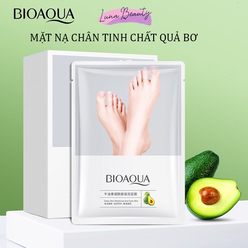 Mặt nạ chân, mặt nạ ủ chân tinh chất quả bơ Bioaqua giúp dưỡng ẩm, tẩy tế  bào chết, làm trắng da, Foot mask - Chăm sóc chân | ChuyenMakeUp.com