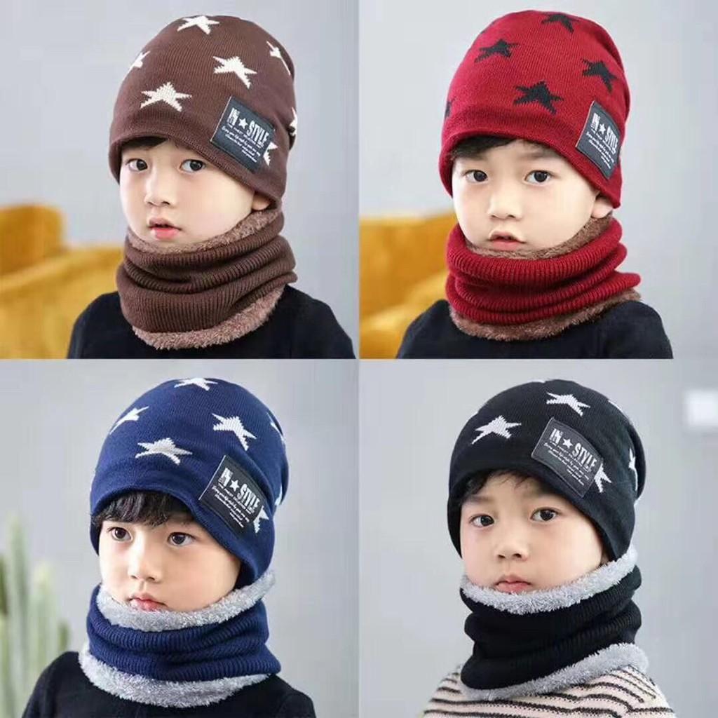 Mũ len mã ngôi sao kèm khăn ống cho bé từ 7- 15 tuổi - Nón cho bé Thương  hiệu OEM | WebSoSanh.co
