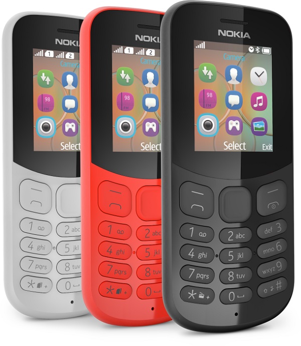 Thiết kế điện thoại Nokia 130 2017