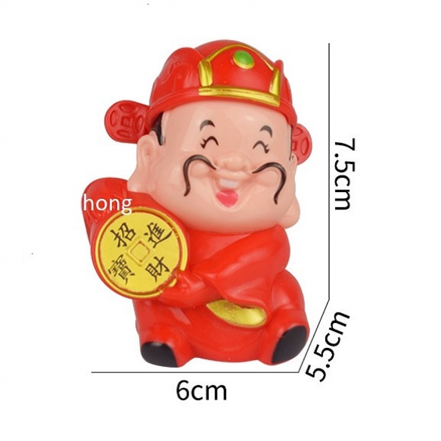 Ông Thần Tài Mini 7.5 x 5.5cm