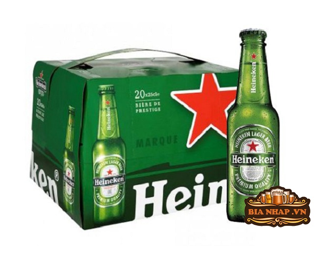 Bia Heineken Pháp 5% – Chai 250ml – Thùng 20 Chai – bianhap.vn