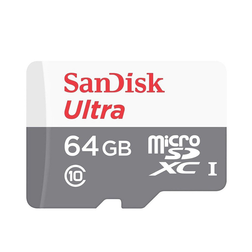 Thẻ nhớ SanDisk 64GB micro SD Ultra Class 10 | HACOM