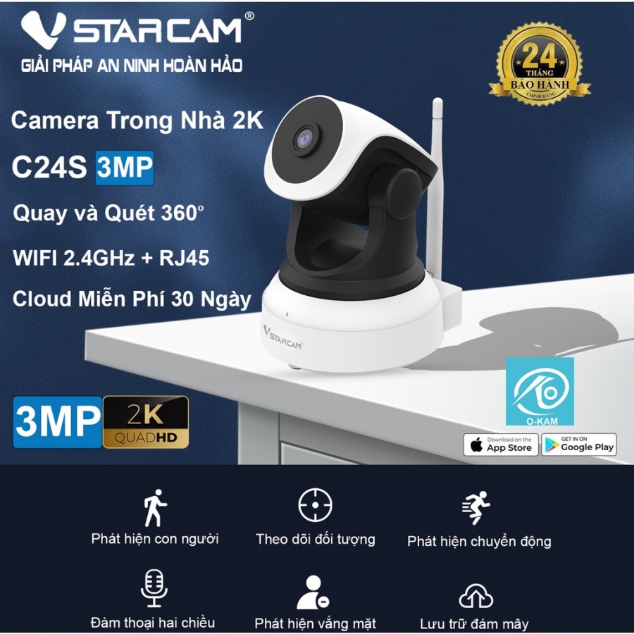 Camera IP Wifi STARCAM C24S 3MP