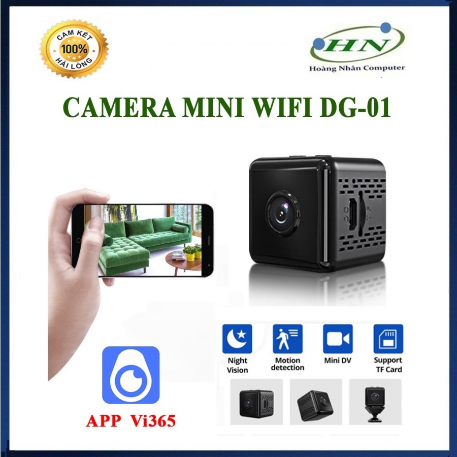 CAMERA MINI WIFI DG-01 FULLHD 480P- APP VI365