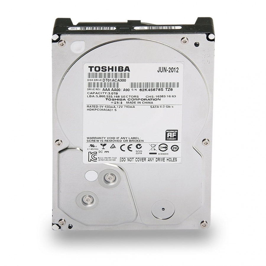 Ổ cứng HDD Toshiba 3TB SATA3 7200rpm (đặt hàng báo trước 2 tiếng)
