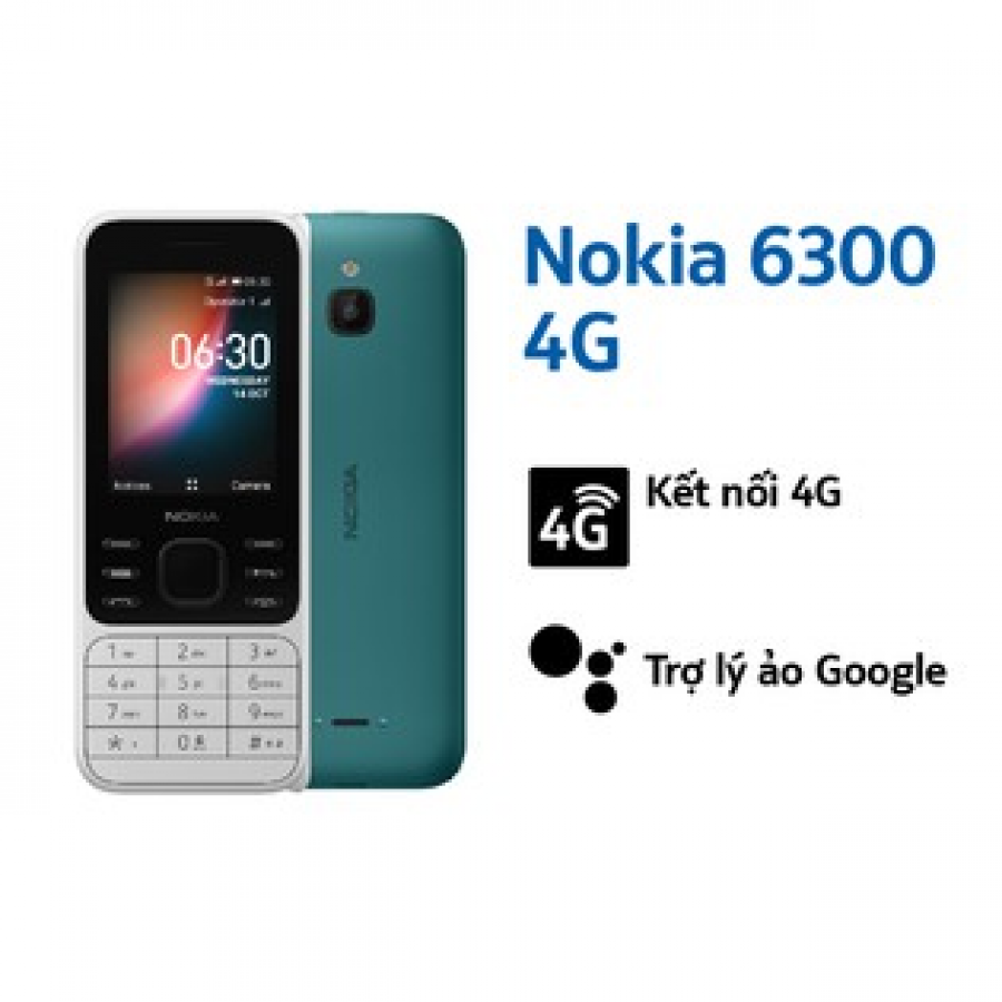 Điện thoại Nokia 6300 4G TA-1147 full box + phụ kiện zin (loại 1)