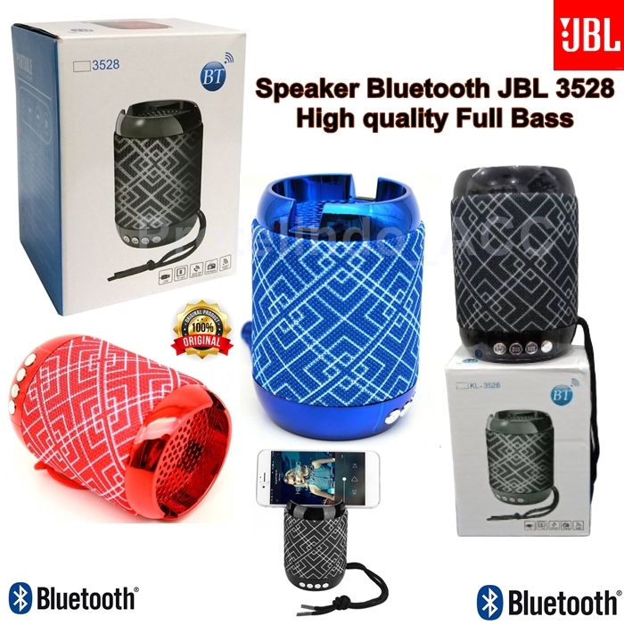 Speaker Bluetooth J 3528 High quality Bass Wireless Original 100 (MP3,  Radio FM, Flashdisk, Micro SD) Portable WARNA ACAK | Lazada Indonesia
