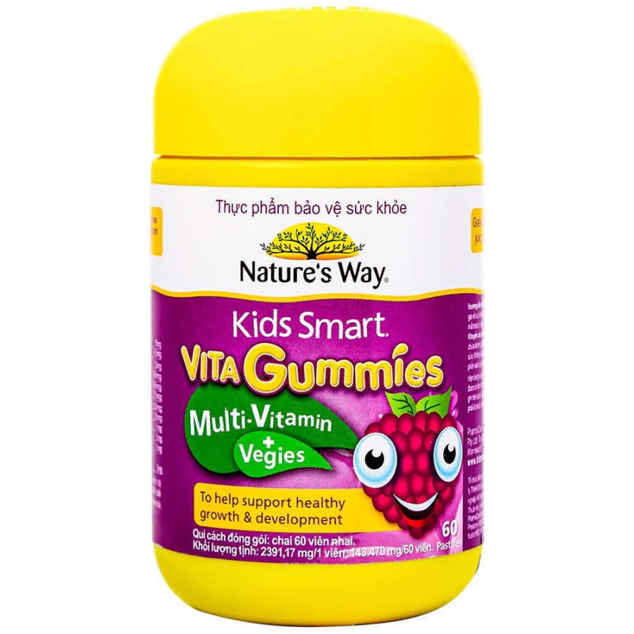 Kẹo Vitamin dành cho bé - Mulyivitamin Vegies hỗ trợ tâng trưởng và phát triển