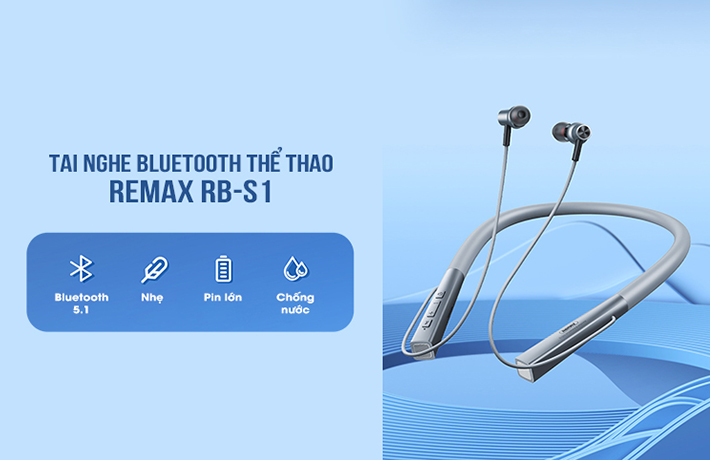Tai nghe Bluetooth thể thao Remax RB-S1 1