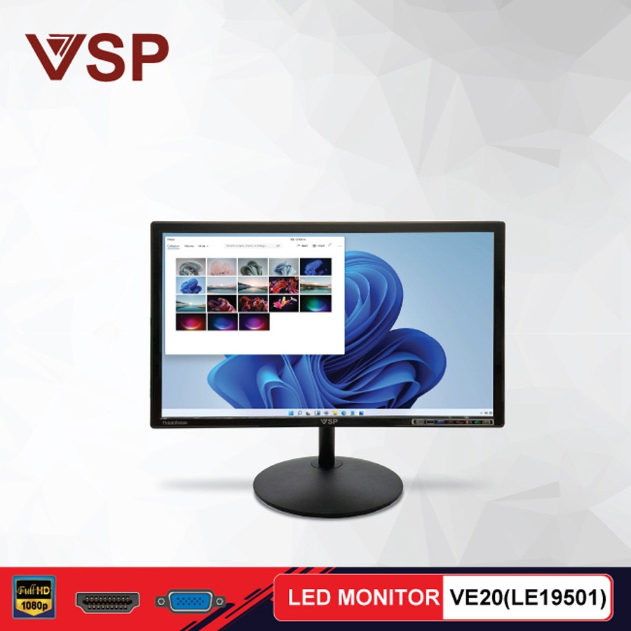 Màn hình LCD VSP VE20 (LE19501) Đen 20inch (đặt trước 2 tiếng)