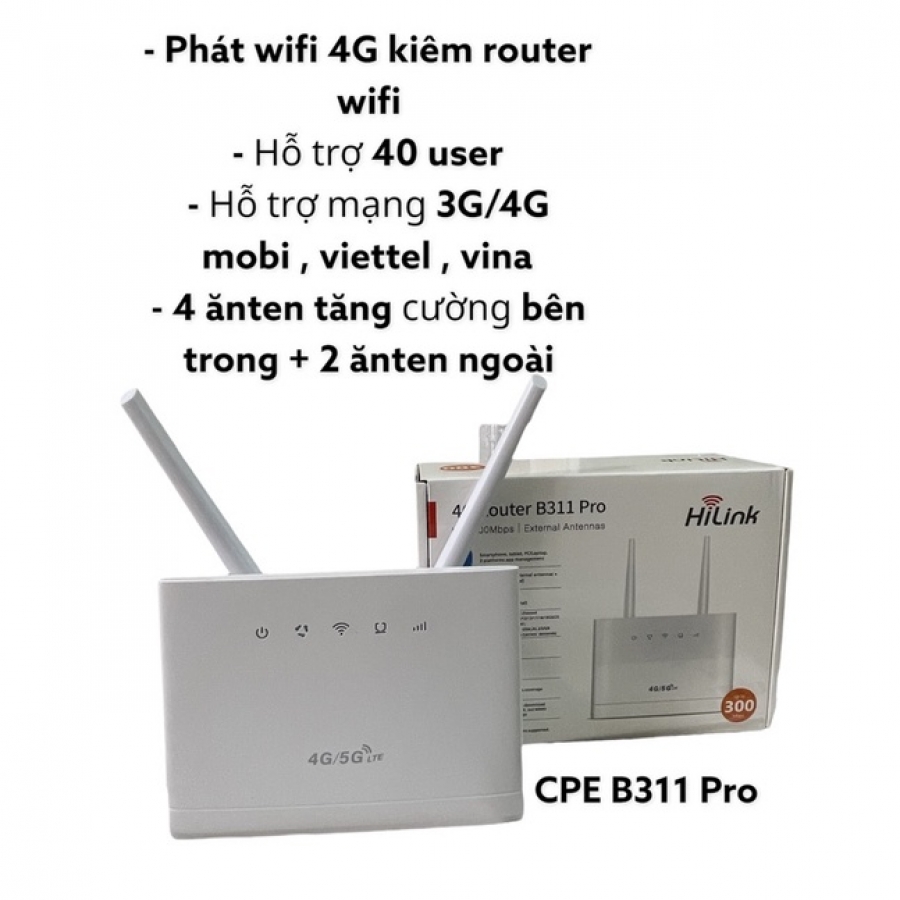 PHÁT WIFI 4G/5G HILINK B311