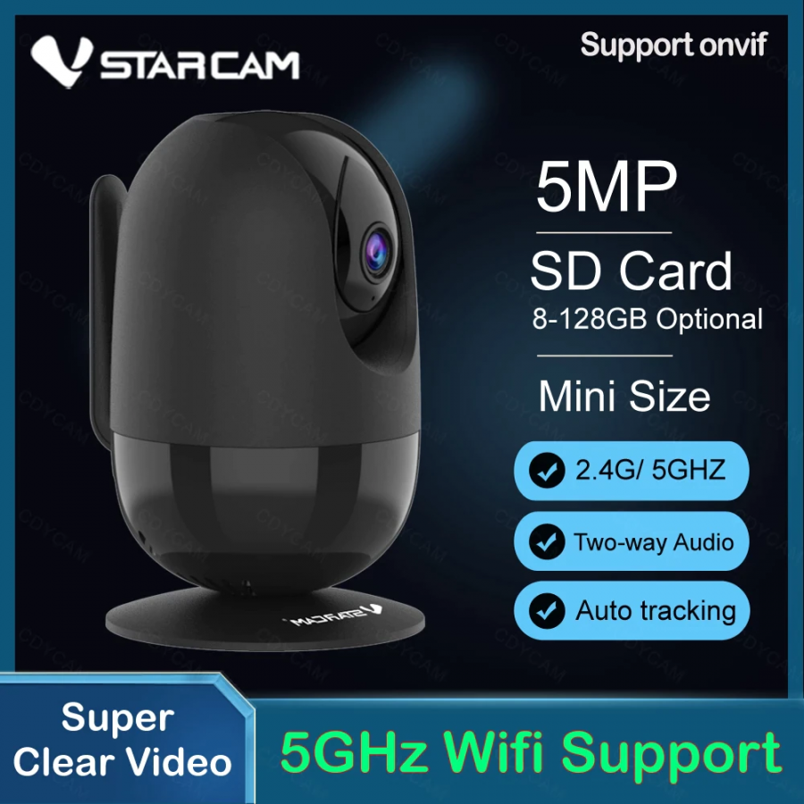 Camera ip wifi STARCAM CS48Q 5MP (tặng thẻ 64GB)