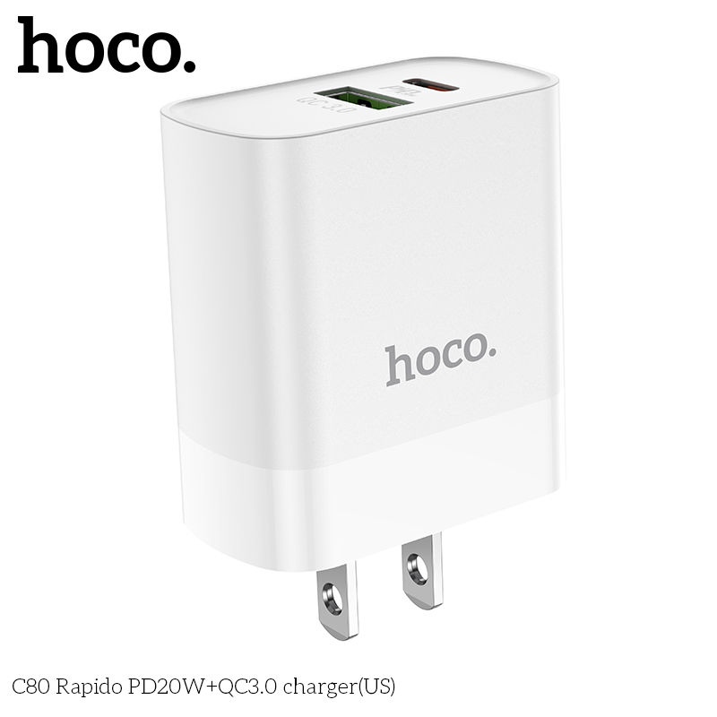 Cóc sạc nhanh 20W Hoco C80