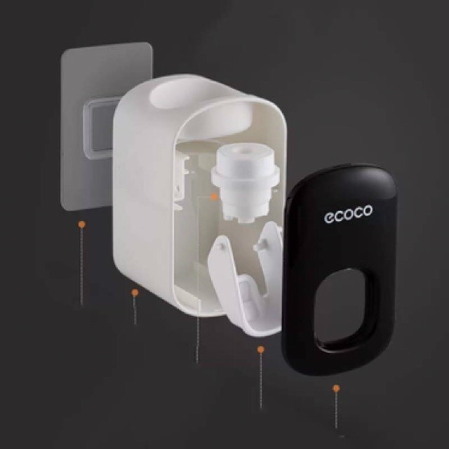 Ecoco 1 cốc: Nhả kem đánh răng đánh răng tự động Ecoco (T168) (Cái)
