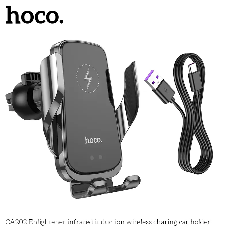 Giá đỡ điện thoại kèm sạc pin Hoco CA202