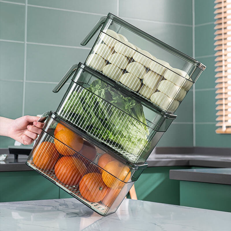 Hộp bảo quản thực phẩm tủ lạnh có tay cầm