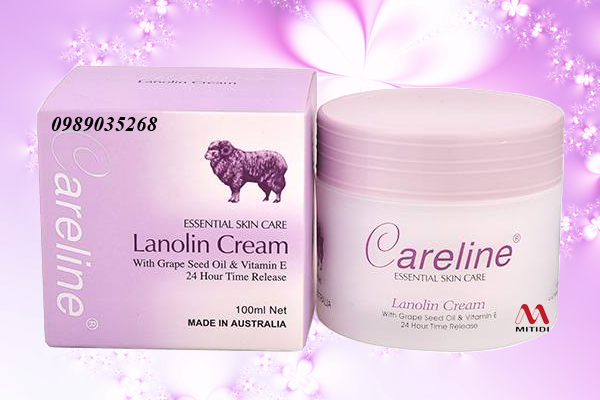 Kem nhau thai cừu Careline Lanolin Cream ( hàng úc )