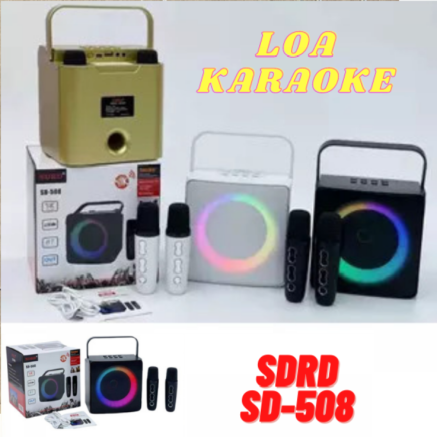 Loa karaoke SDRD SD-508 (kèm 2 mic)