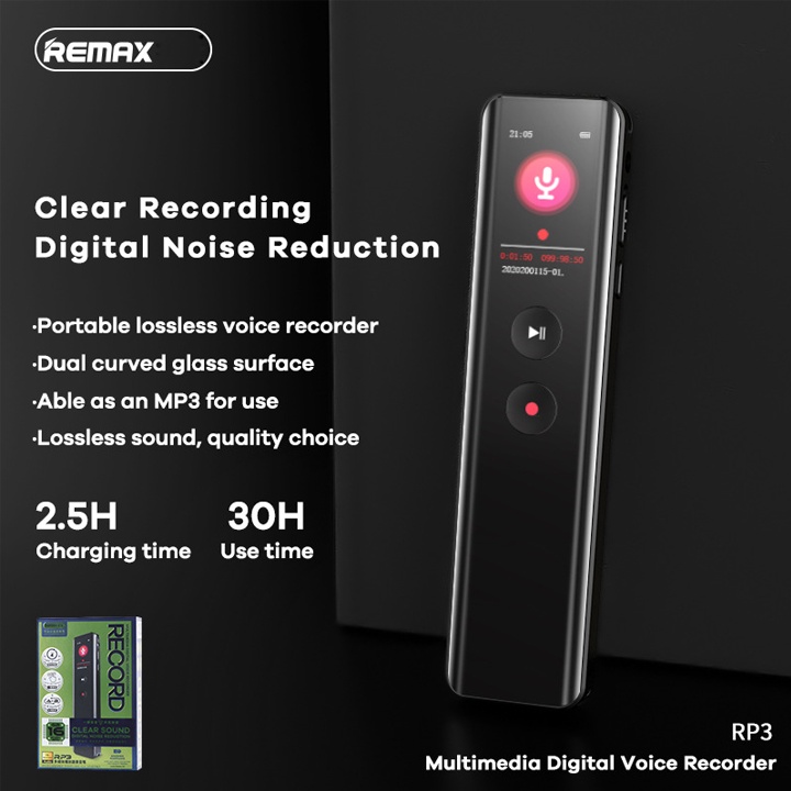 Máy ghi âm thu âm đa năng Remax RP3