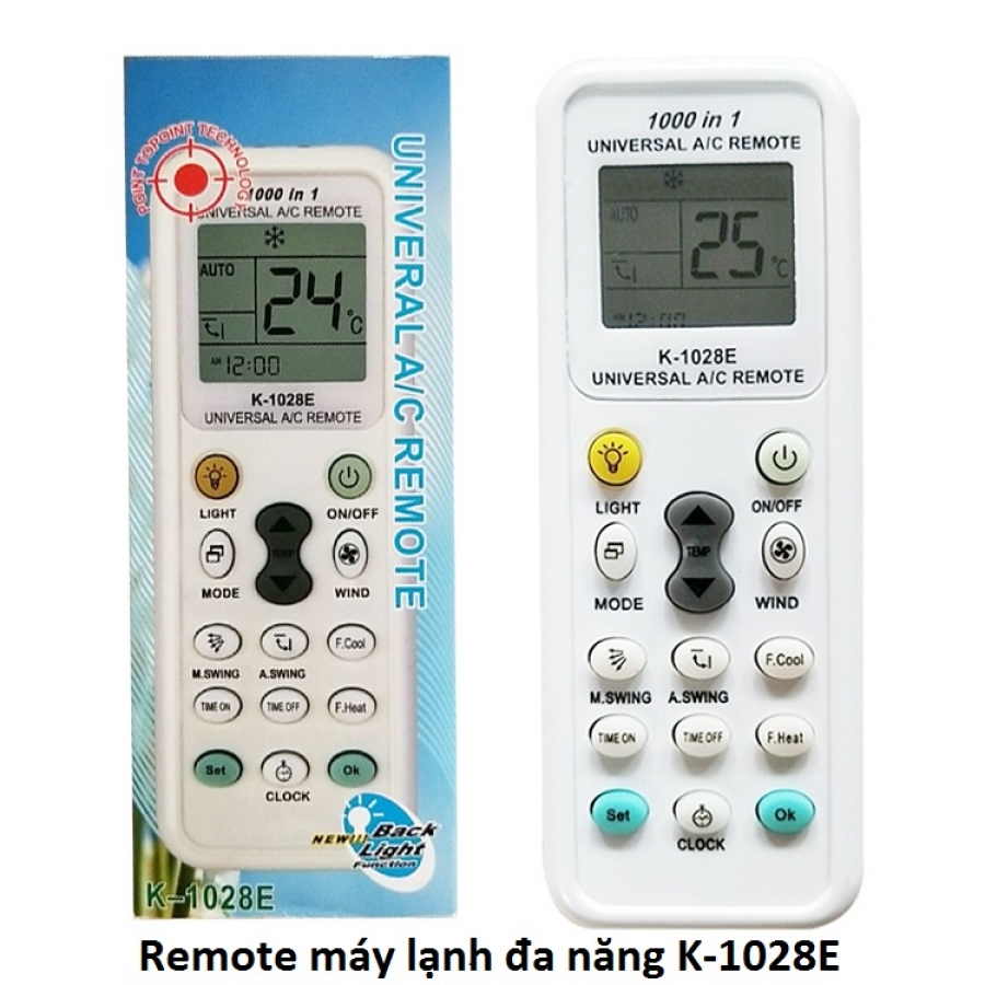 Remote máy lạnh đa năng K-1028E