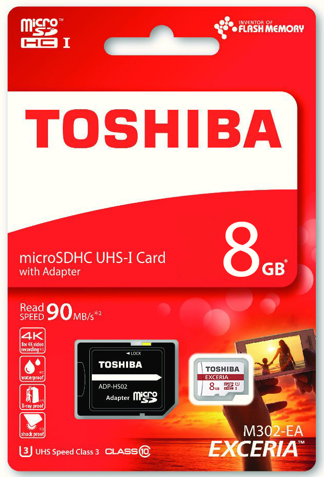 Thẻ nhớ toshiba box đỏ (cty) 8GB