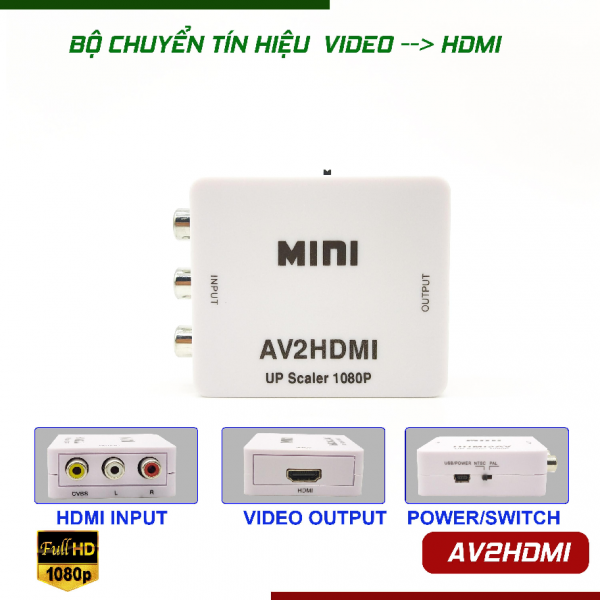 Box Chuyển mini AV ra HDMI