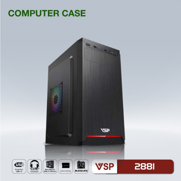 Vỏ máy Tính/Case VSP 2881