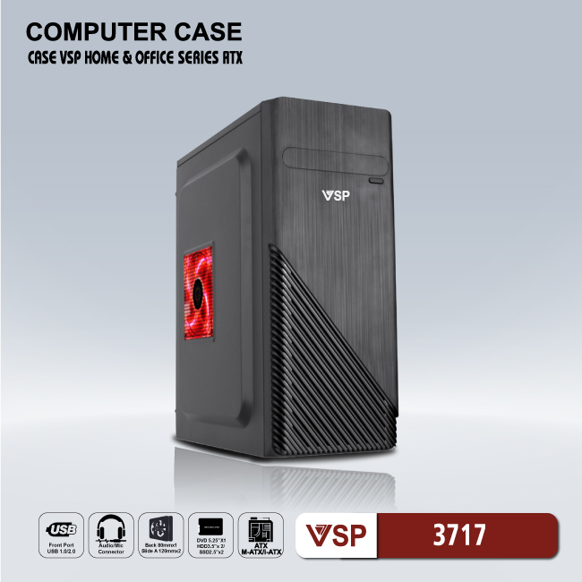 Vỏ máy Tính/Case VSP 3717