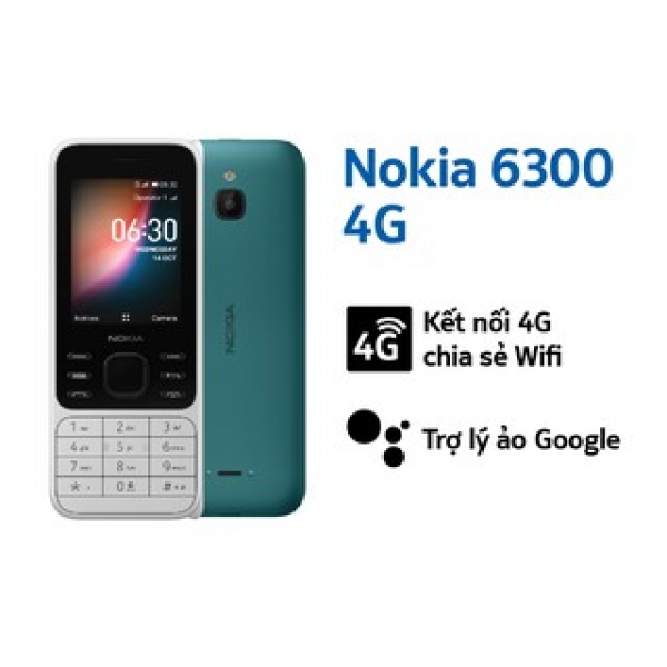 Điện thoại Nokia 6300 4G TA-1147 full box + phụ kiện zin