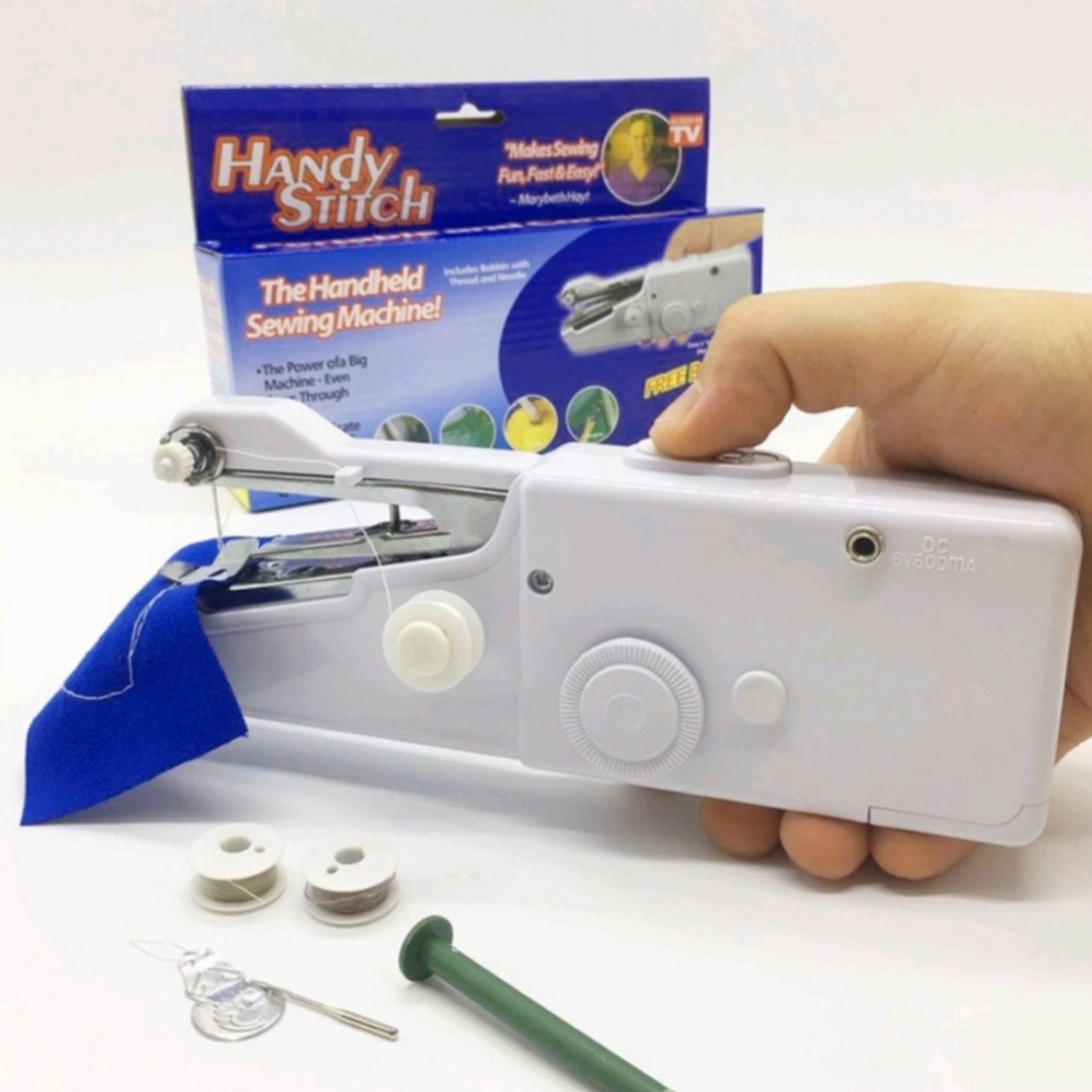 Máy Khâu Mini Cầm Tay Handy Stitch - Máy May Cầm Tay Mini Gia Đình Nhỏ Gọn Tiện Dụng (T60) (Cái)