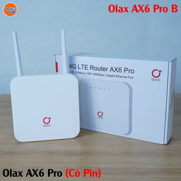 Phát Wifi từ sim 4G Olax AX6