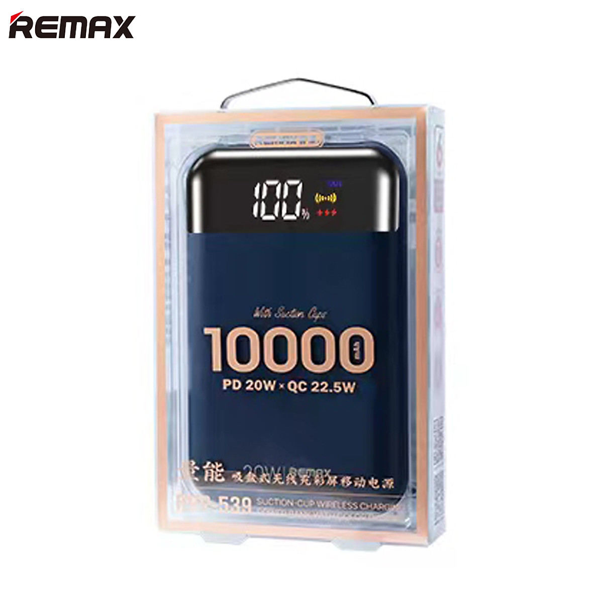 Pin dự phòng sạc nhanh 22.5W ko dây Remax RPP-539 10.000mAh