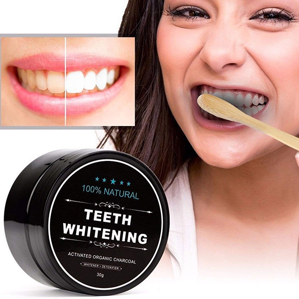 Bột trắng răng than hoạt tính Teeth whitening 30g