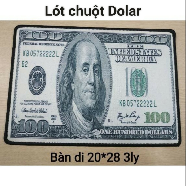 Miếng lót chuột Dolar may viền
