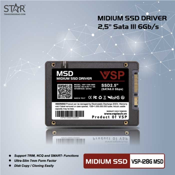 ổ cứng SSD VSP-128G MSD