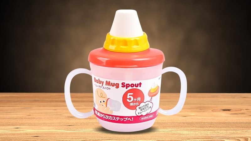Cốc Tập uống Baby Mug Spout Nhật Bản
