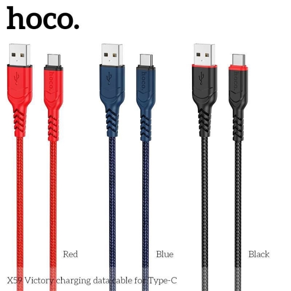 Cáp sạc Hoco X59 USB ra Type-c 2 Mét