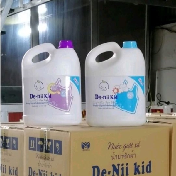 Nước giặt xả 2in1 cho bé De-Nii Kid