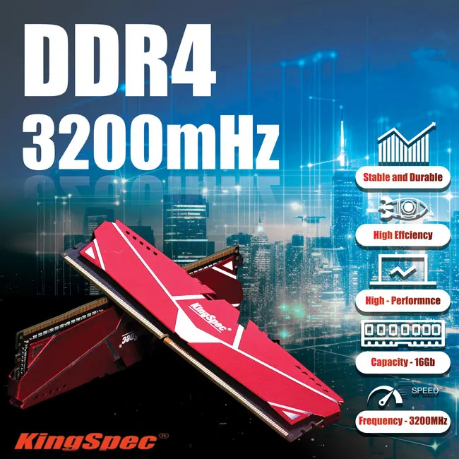 Ram PC KingSpec DDR4-3200 16G