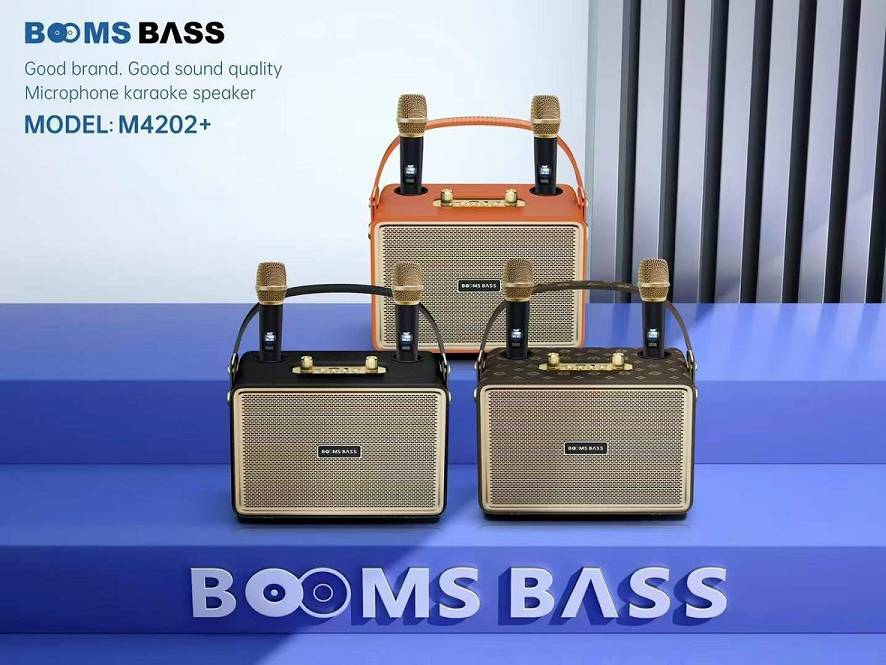 Loa Bluetooth Karaoke BOOMS BASS M4202+