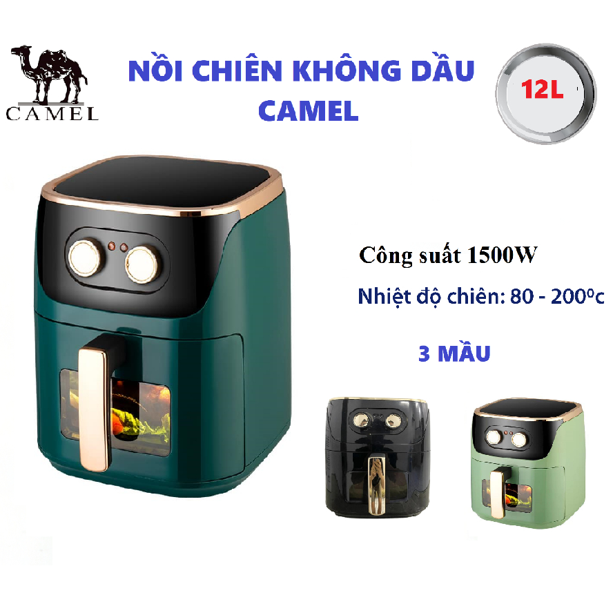 Nồi chiên ko dầu Camel 12 lít (rẻ)
